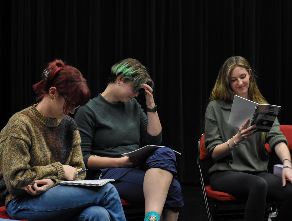 Megan, Louis, Carys Megan, Louis, Carys